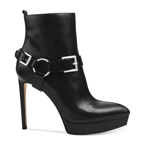 black michael kors booties|Michael Kors black boots women.